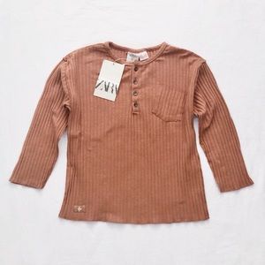❤️HOST PICK❤️ Zara toddler ribbed tee